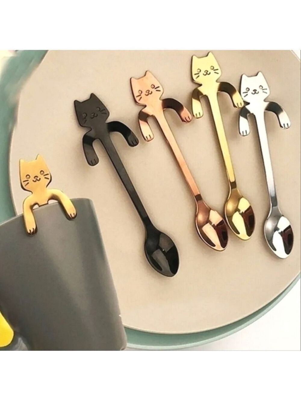 Set of 2 cat spoons!